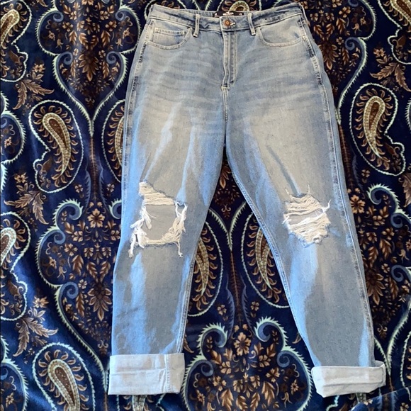 hollister mom jeans - Picture 1 of 4